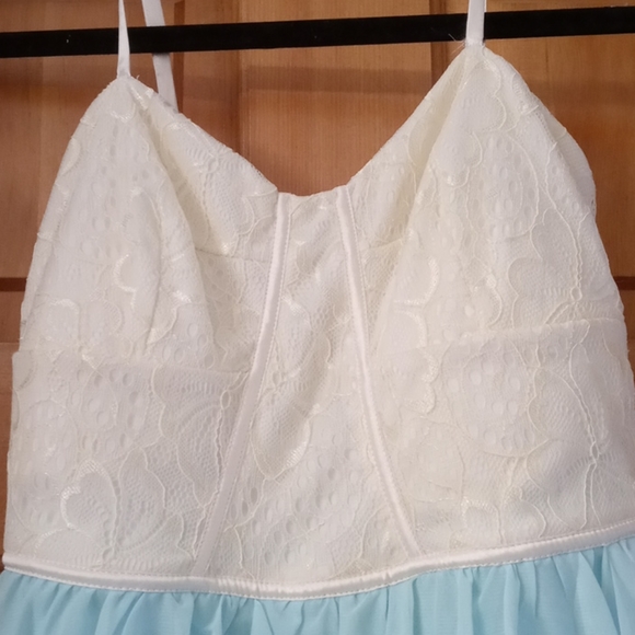 🌼delias Gorgeous sheer high low dress - Picture 3 of 9